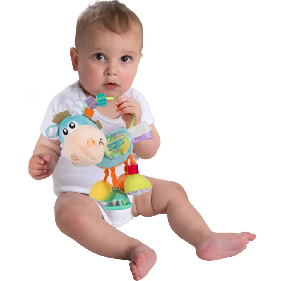 PLAYGRO Clip Clop Activeitenrammelaar blauw, foto 6