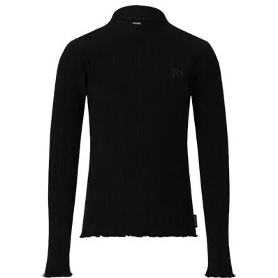 Retour Jeans rechtvallende longsleeve zwart