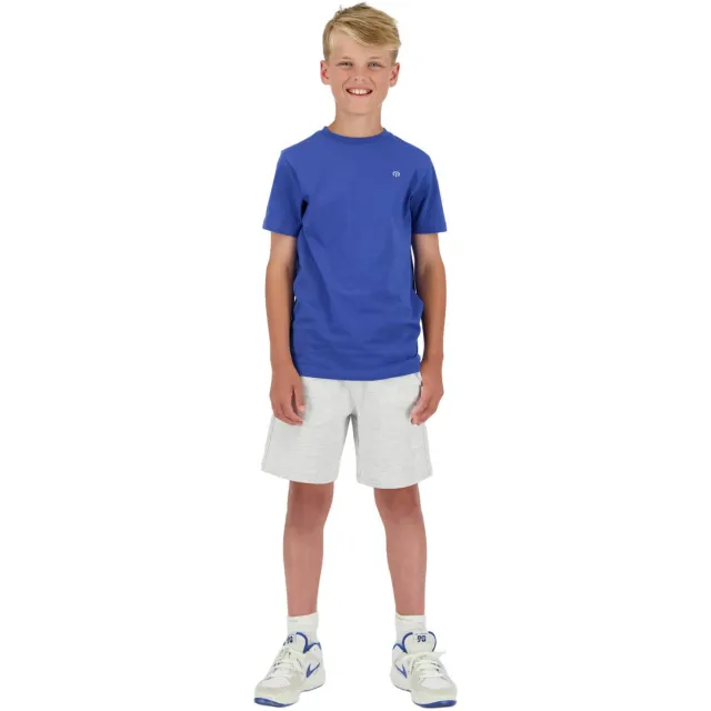 Raizzed relaxed sweatshort lichtgrijs melange