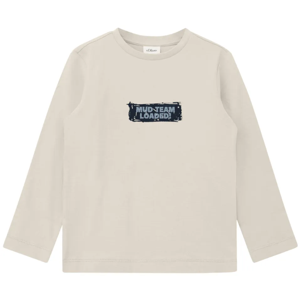 s.Oliver longsleeve met print ecru, foto 2
