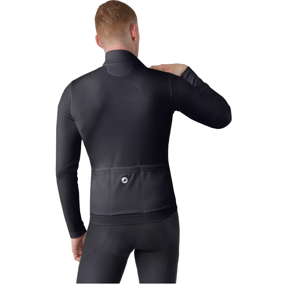 Castelli Competizione Thermal fietsshirt lange mouw grijs, foto 2
