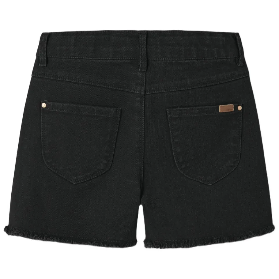 NAME IT Rose HW mom jeansshorts zwart, foto 3