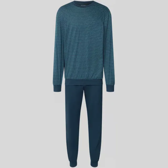 Schiesser pyjama blauw