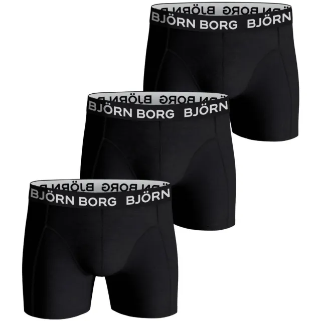 Björn Borg boxershort zwart (set van 3), foto 2