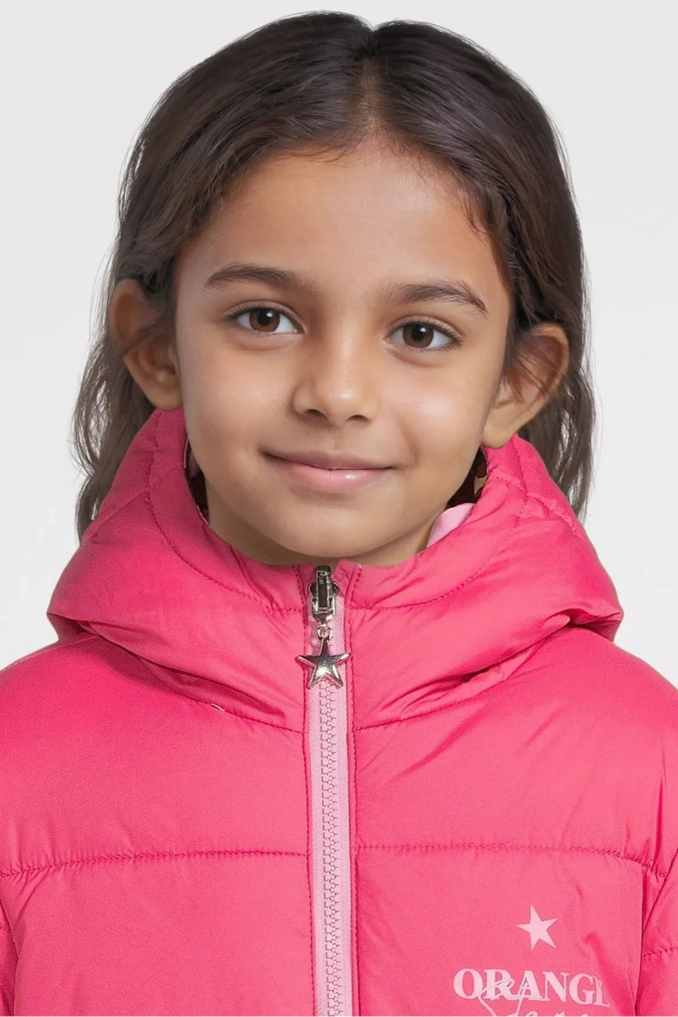 Orange Stars Isa reversible jas roze, foto 6
