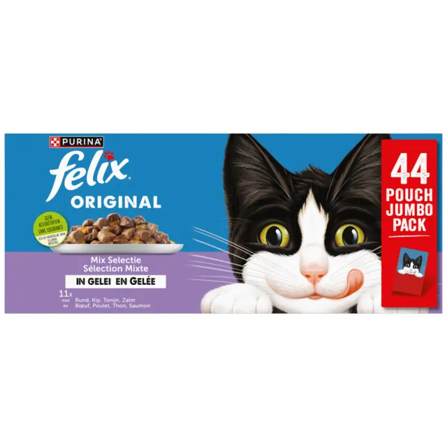 Felix Original Mix Selectie in gelei natvoer kat, foto 2