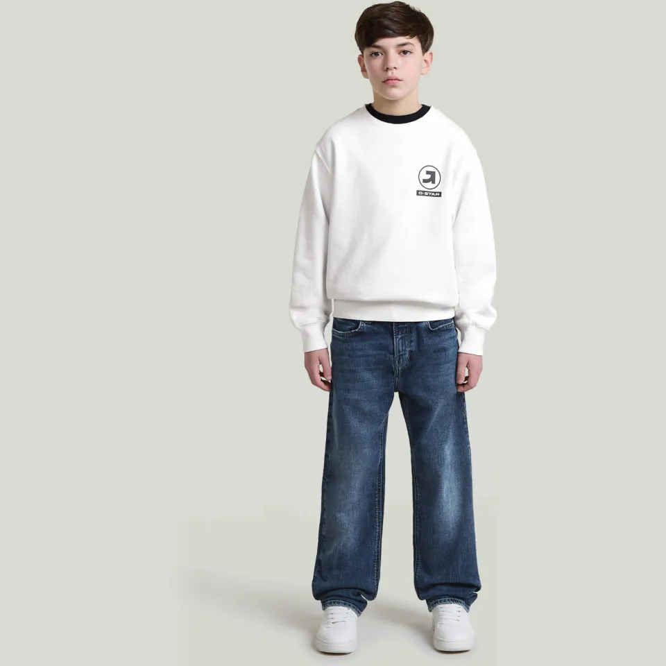 G-Star sweater met backprint - wit, foto 4