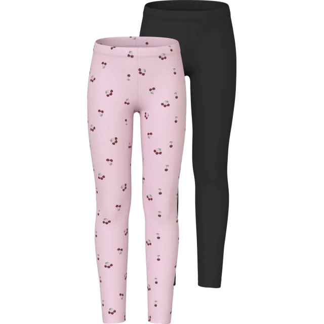 NAME IT legging NKFVIVIAN roze/zwart, foto 2