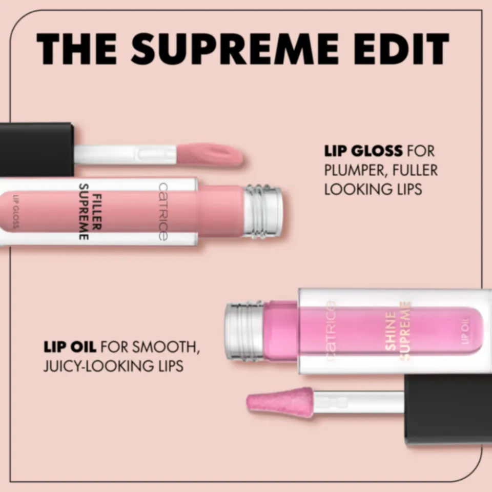 Catrice Shine Supreme lippenolie 020 Peach Please beige, foto 3