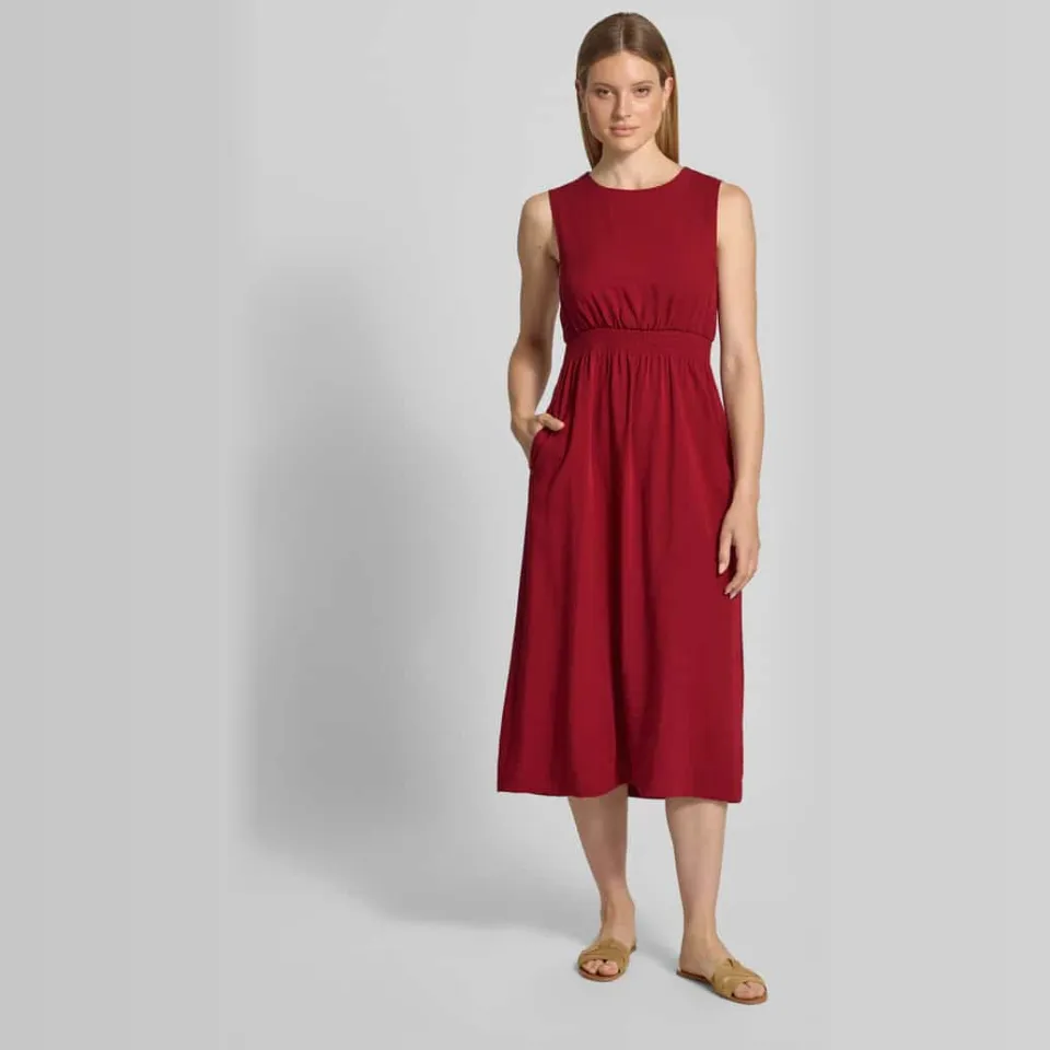 MSCH Copenhagen Daria midi-jurk bordeaux Donkerrood