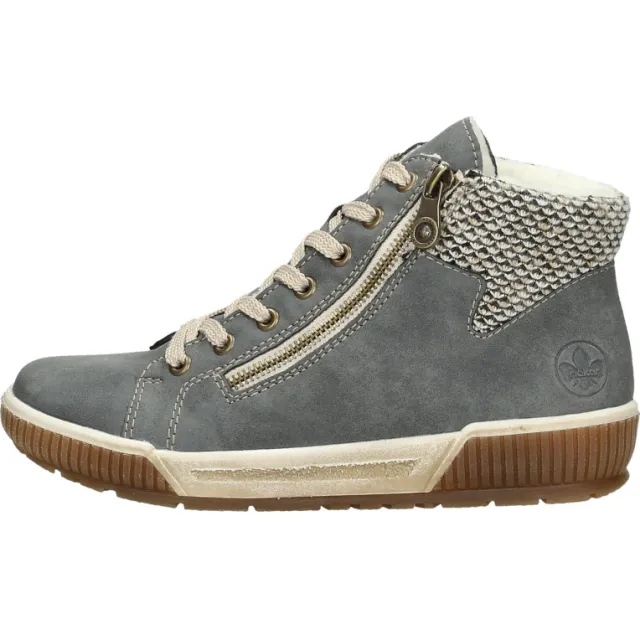 Rieker 198541 hoge sneakers lichtblauw licht blauw, foto 2