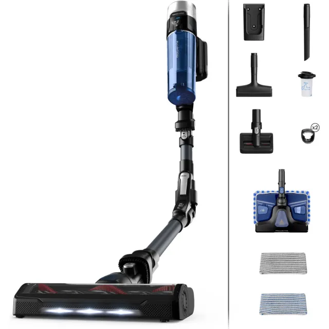Rowenta X-Force Flex 9.60 Aqua RH20C7 steelstofzuiger Zwart