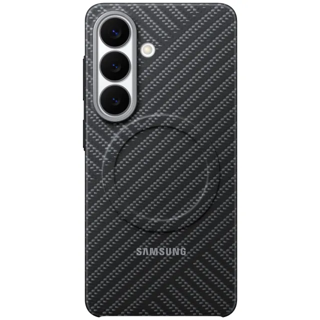 Samsung Carbon Magnet Telefoonhoesje Voor Samsung Galaxy S26 Grijs Dark Gray