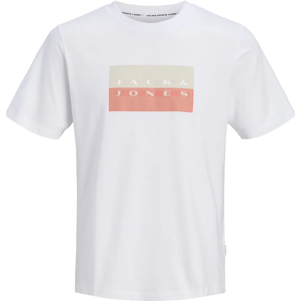 Jack & Jones t-shirt wit met printopdruk, foto 2