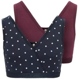 Only KOGLOLA bh-top paars en donkerblauw, foto 2