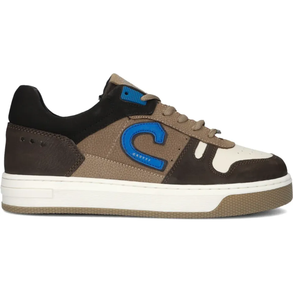 Cruyff Trophy Mid lage sneakers bruin