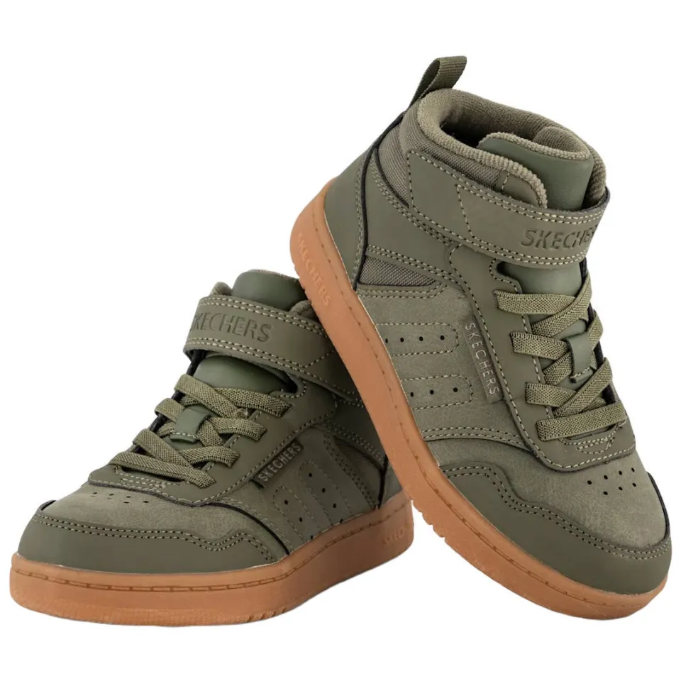 Skechers suèdelook sneakers - olijfgroen, foto 3