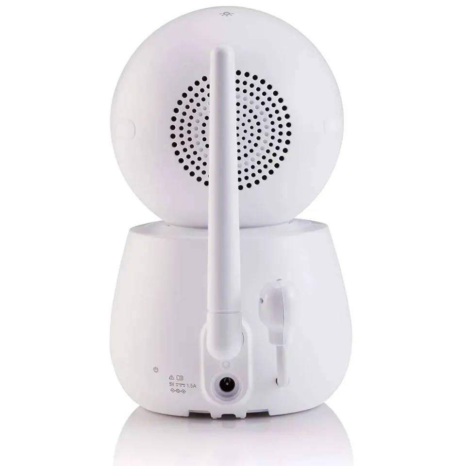 Alecto DVM2060 Babyfoon met HD-camera, groot 5 inch kleurenscherm, nachtlampje en app - Op afstand bestuurbaar - Wit, foto 5