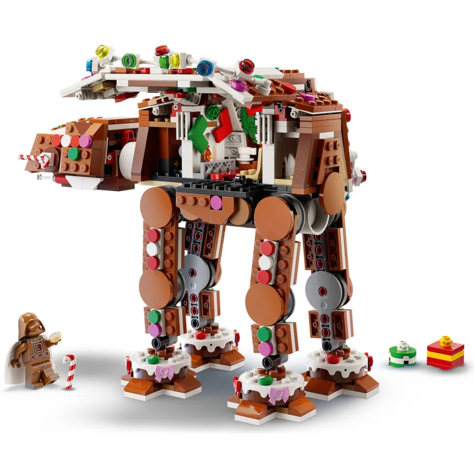 Lego Seasons and Occasions Star Wars Peperkoek AT-AT Walker Kerst Bouwpakket voor Kinderen 40806, foto 6