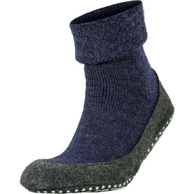 Falke Cosyshoe huissokken donkerblauw