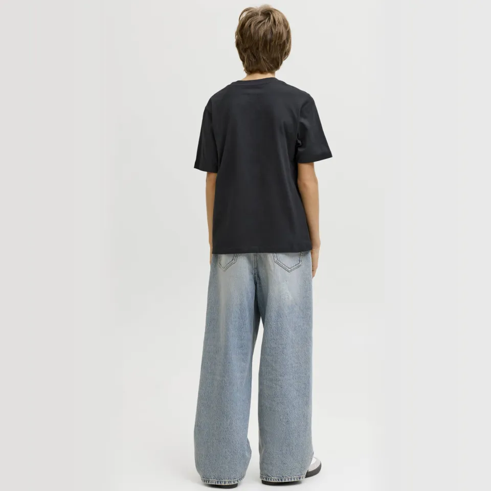 Jack & Jones T-shirt zwart effen, foto 3