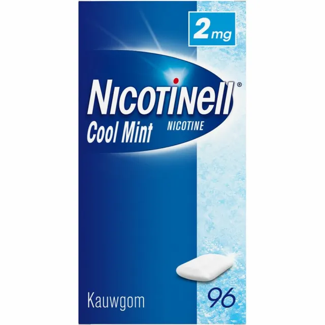 Nicotinell Kauwgom Cool Mint 2 mg 96 stuks