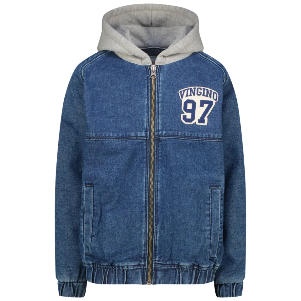Vingino denim spijkerjas blauw, foto 2