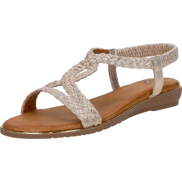Sub55 sandalen plat goud, foto 3