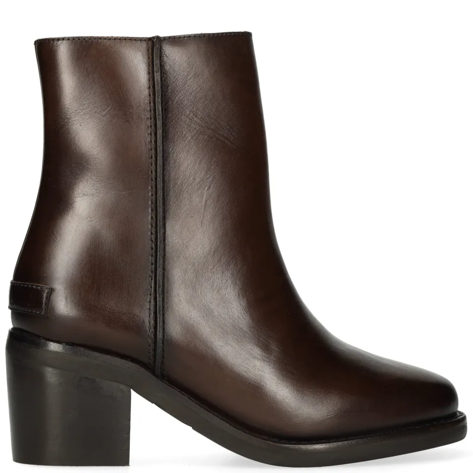 Shabbies Amsterdam PARKER NALA boot mid leather Dark Brown, foto 6