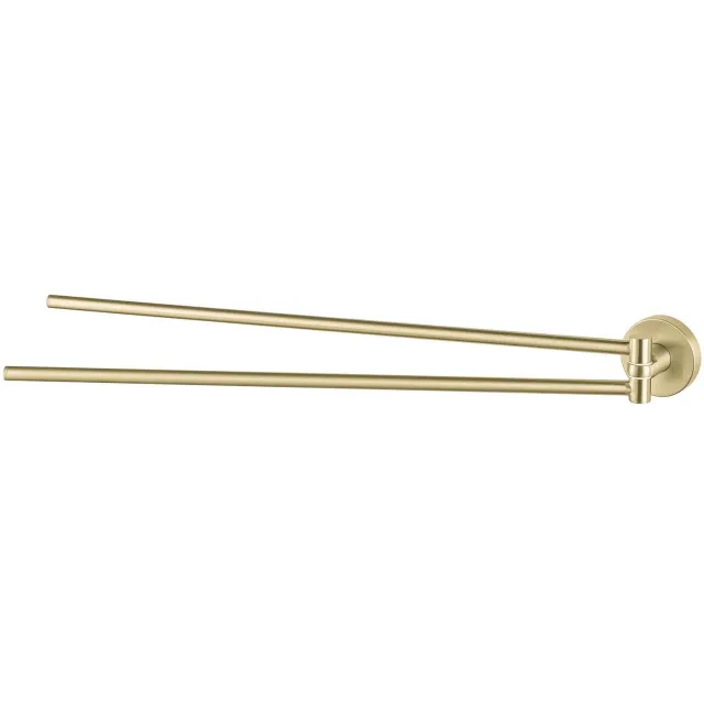 Haceka Handdoekhouder Haceka Kosmos Dubbel Draaibaar 46 cm Geborsteld Goud