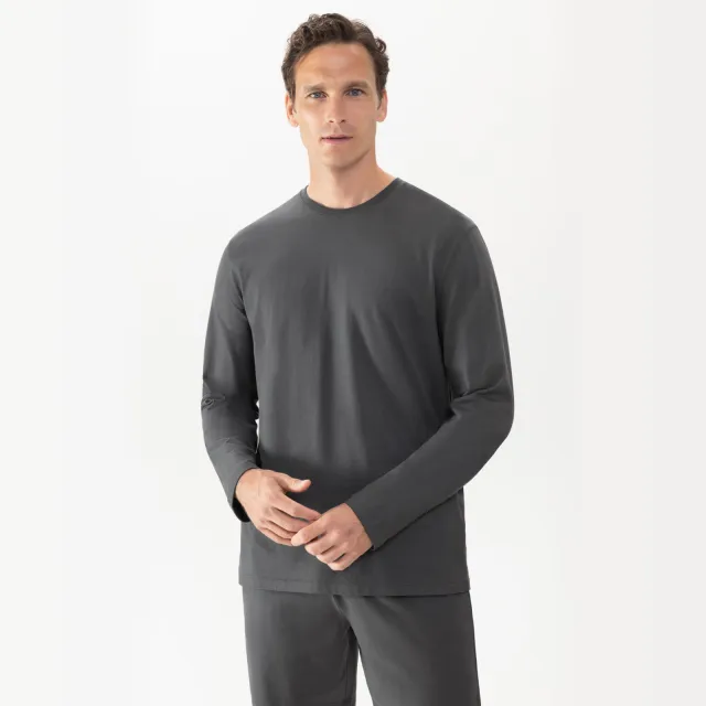 Mey T-shirt met lange mouwen Serie Neo Thunder Grey Dondergrijs