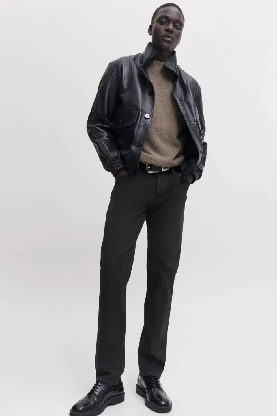 Jack & Jones JEANS INTELLIGENCE tapered jeans - zwart, foto 4