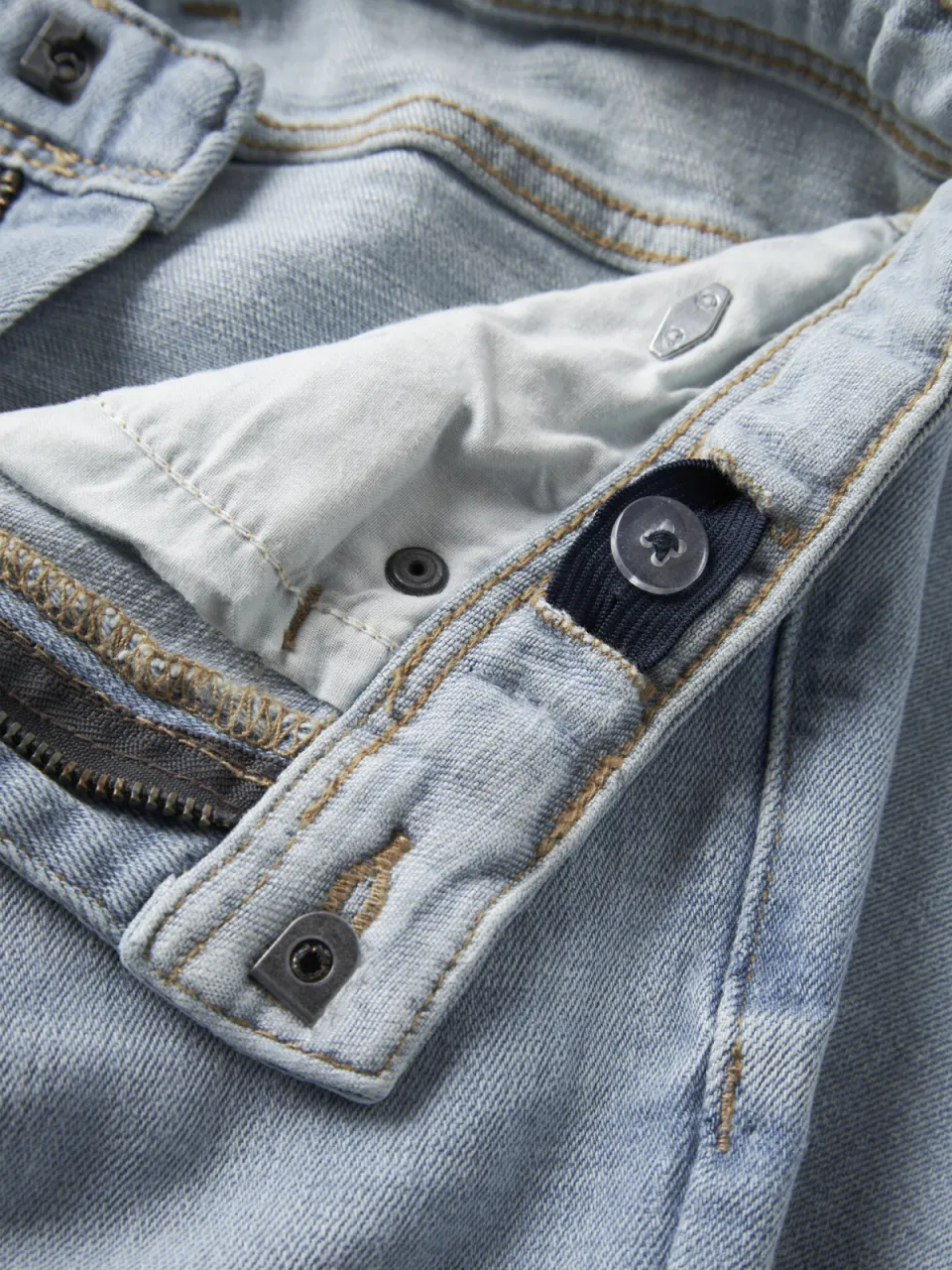 NAME IT KIDS straight leg jeans NKMRYAN light blue denim, foto 6
