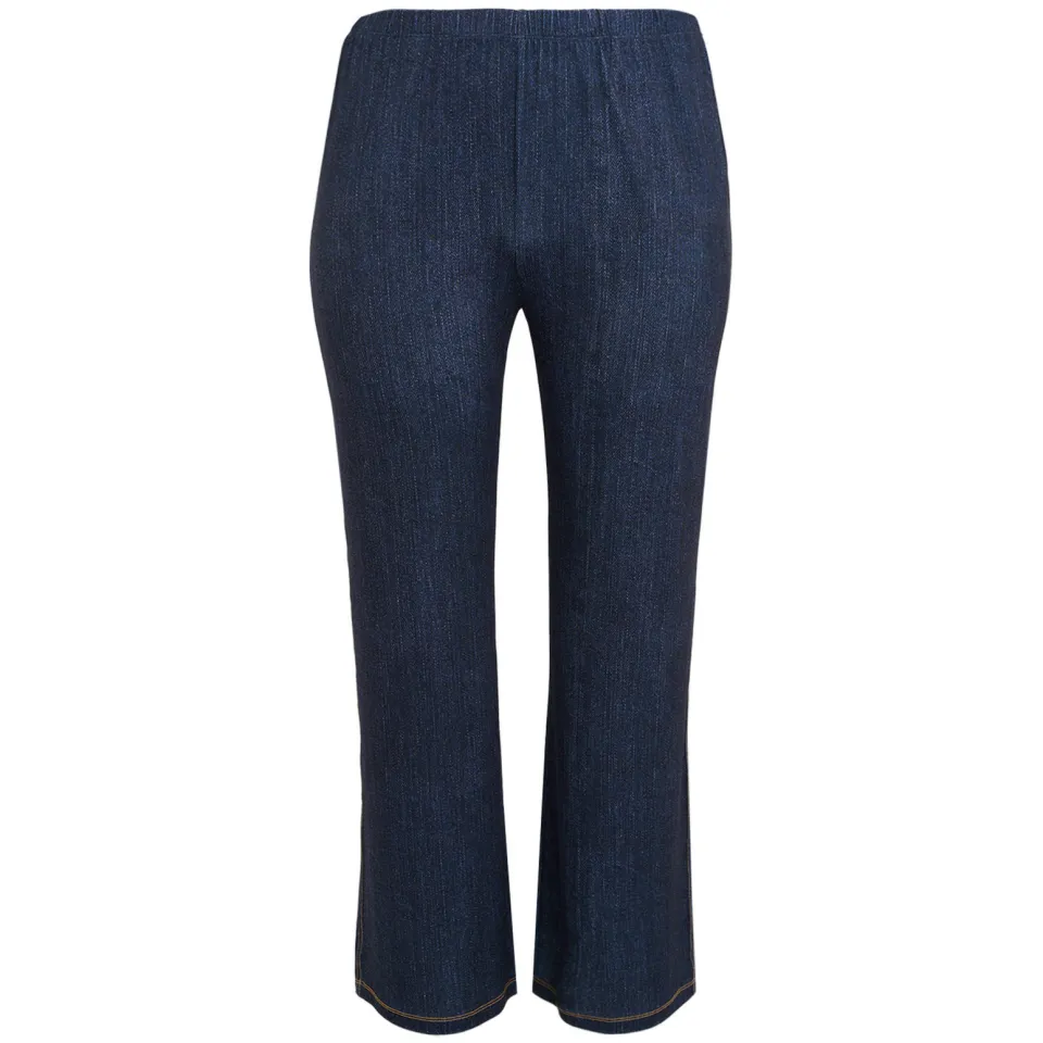 Yoek straight denim broek donkerblauw, foto 2