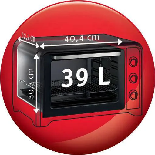 Tefal oven Optimo 39 L OF4848 zwart, foto 2