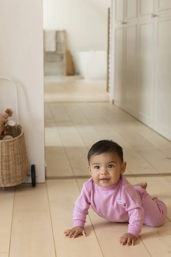 Feetje wafel pyjama roze, foto 4