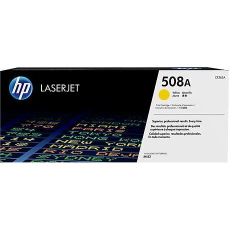 HP 508A LaserJet tonercartridge geel, foto 2