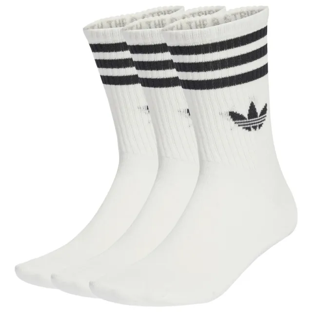 Adidas Mid Cut Crew sokken wit Wit/zwart