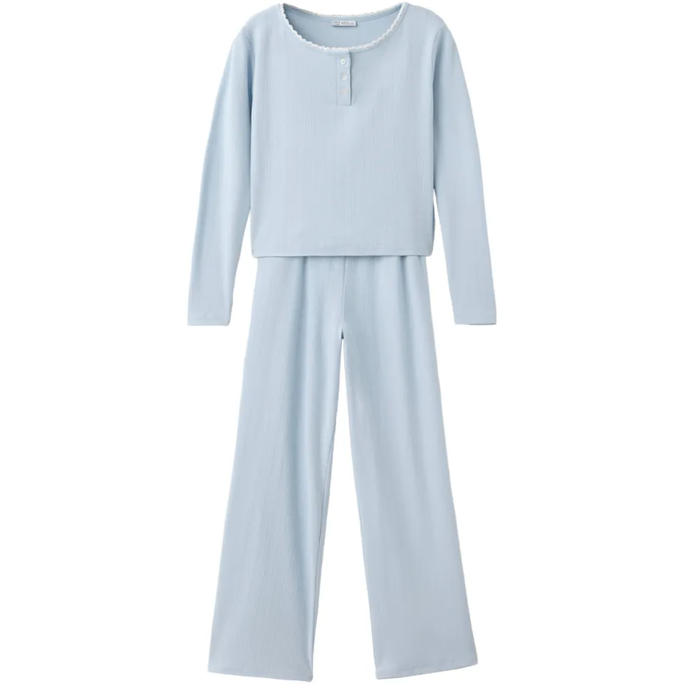Mango pyjama lichtblauw, foto 2