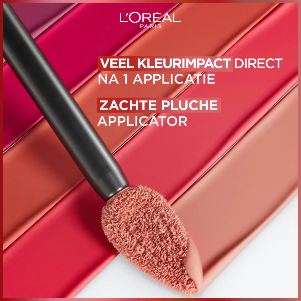 L'oréal Infaillible Matte Resistance lippenstift 115 Snooze Your Alarm rood, foto 5