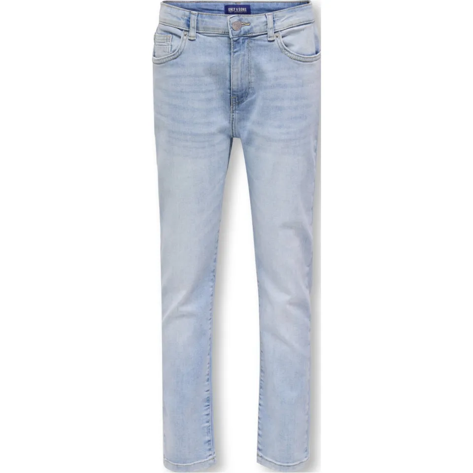 Only & Sons JUNIOR tapered jeans light blue denim, foto 2