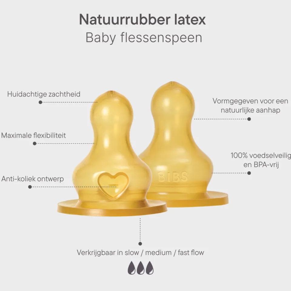 Bibs glazen babyfles 240 ml ivory, foto 4