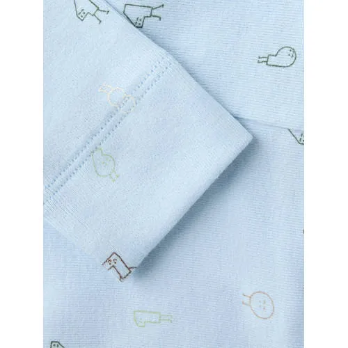 NAME IT BABY gebreide babybroek lichtblauw, foto 3