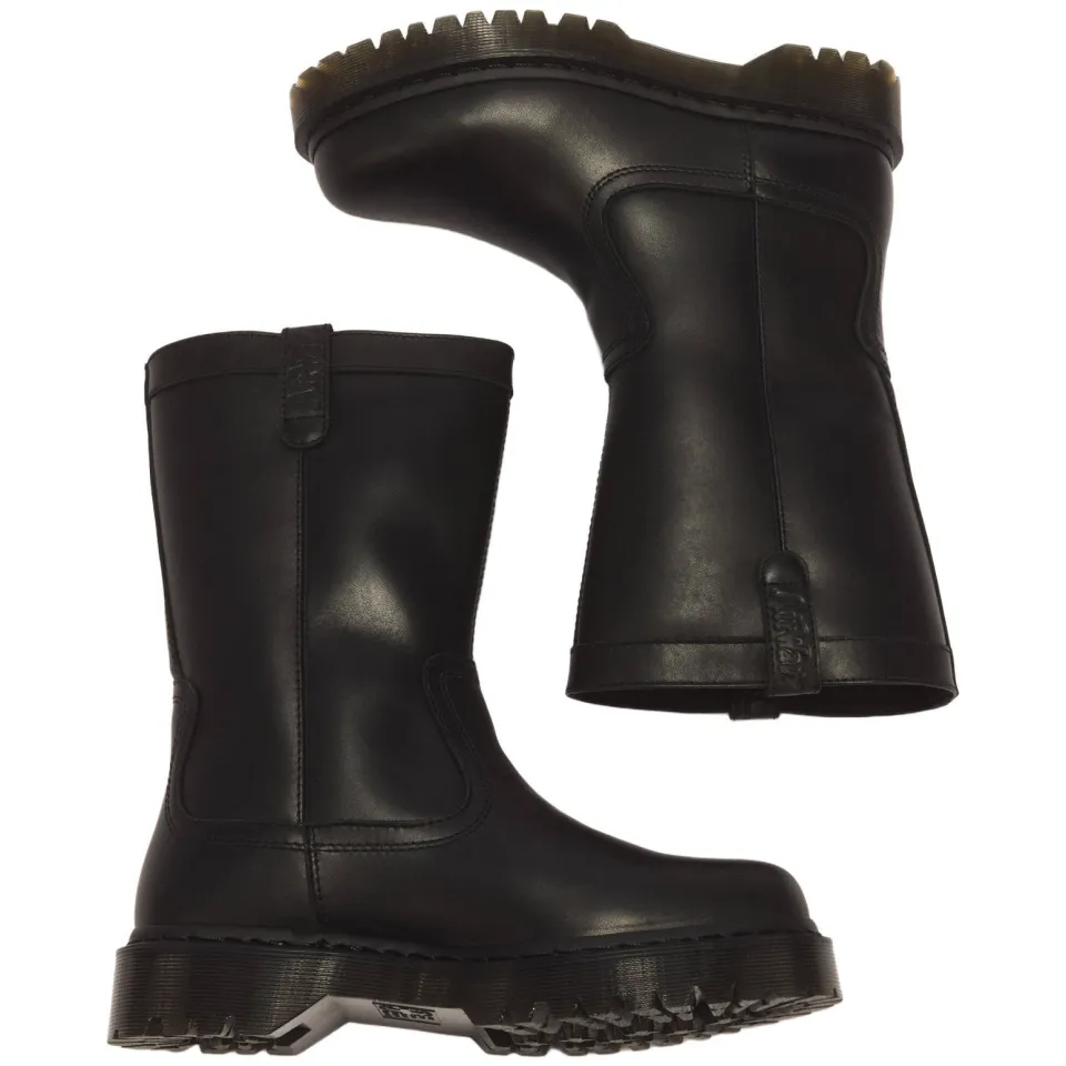 Dr. Martens Anistone Pull On Black Wanama leren laarzen - zwart, foto 2
