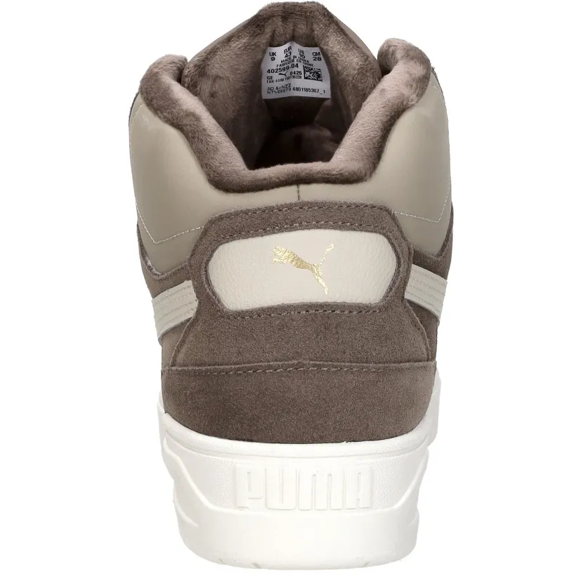 Puma Shuffle Downtown hoge sneaker bruin, foto 4