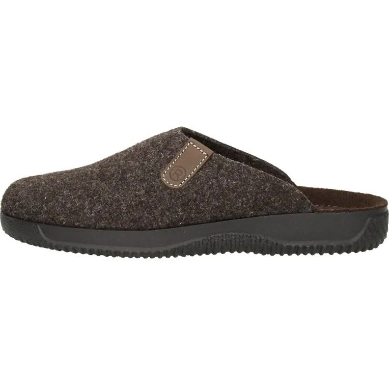 Rohde Soltau H pantoffels donkerbruin