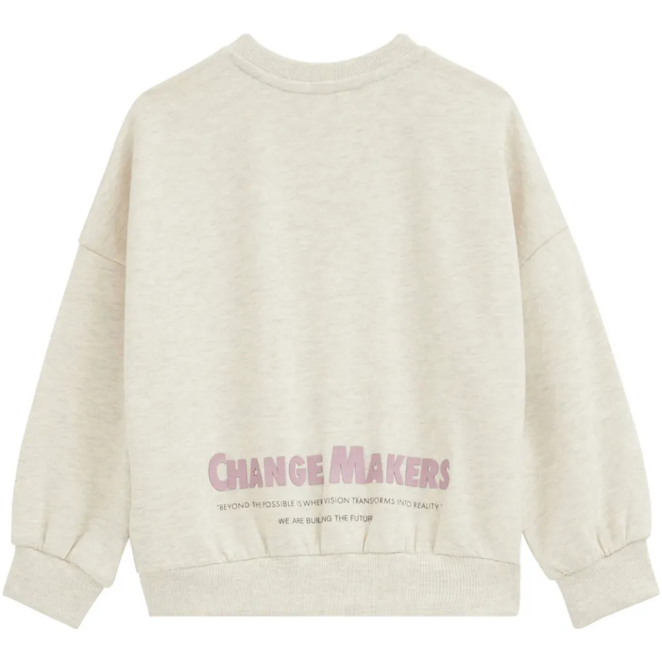 WE Fashion sweater met tekst - beige, foto 3