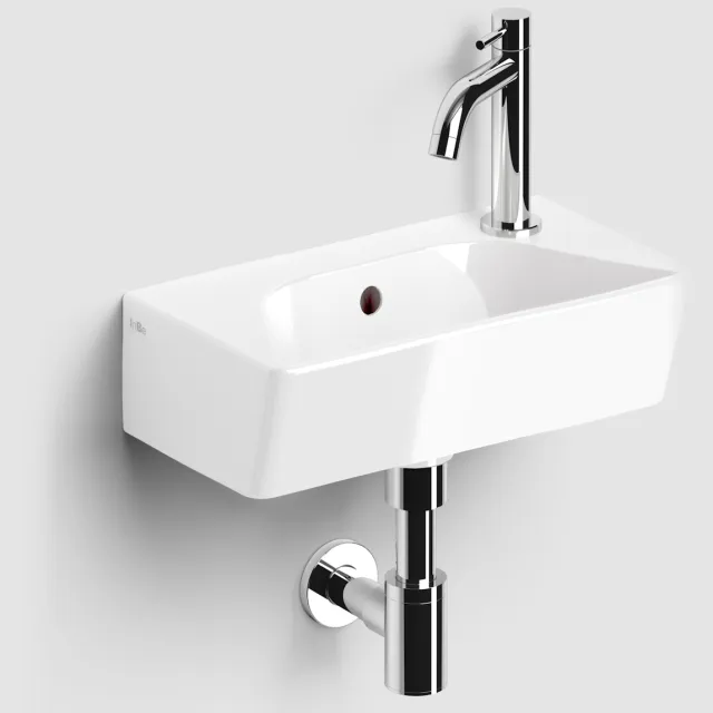 Clou Fontein Clou InBe Porselein Glans Wit 40x23 CM