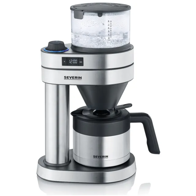 Severin KA5763 koffiefilterapparaat rvs rvs geborsteld / zwart
