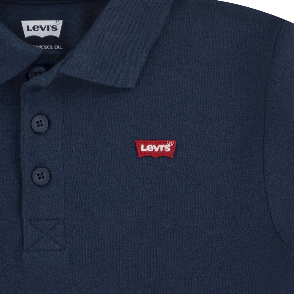Levi's Kids polo donkerblauw, foto 7